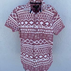 Forever 21 Tribal Pattern Button Down